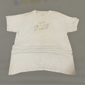 Rex Orange County Merch Tour Celebrity Pop Rainbow T-Shirt Size Large
